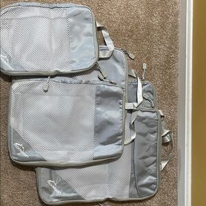 Packing Cozy Gray Compression Packing Cubes 5 piece Set